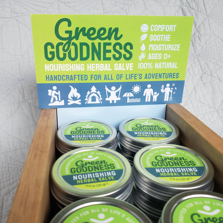 Wholesale Bundle (wood display + salves)