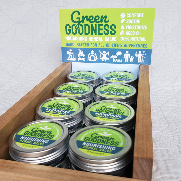 Wholesale Bundle (wood display + salves)