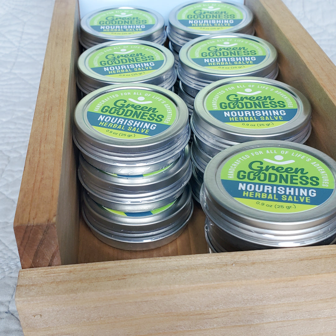 Wholesale Bundle (wood display + salves)