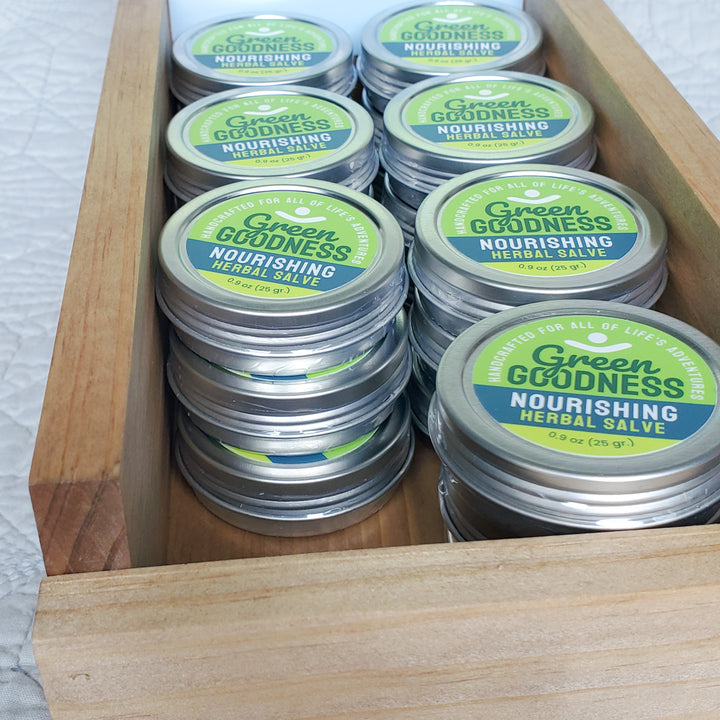 Wholesale Bundle (wood display + salves)